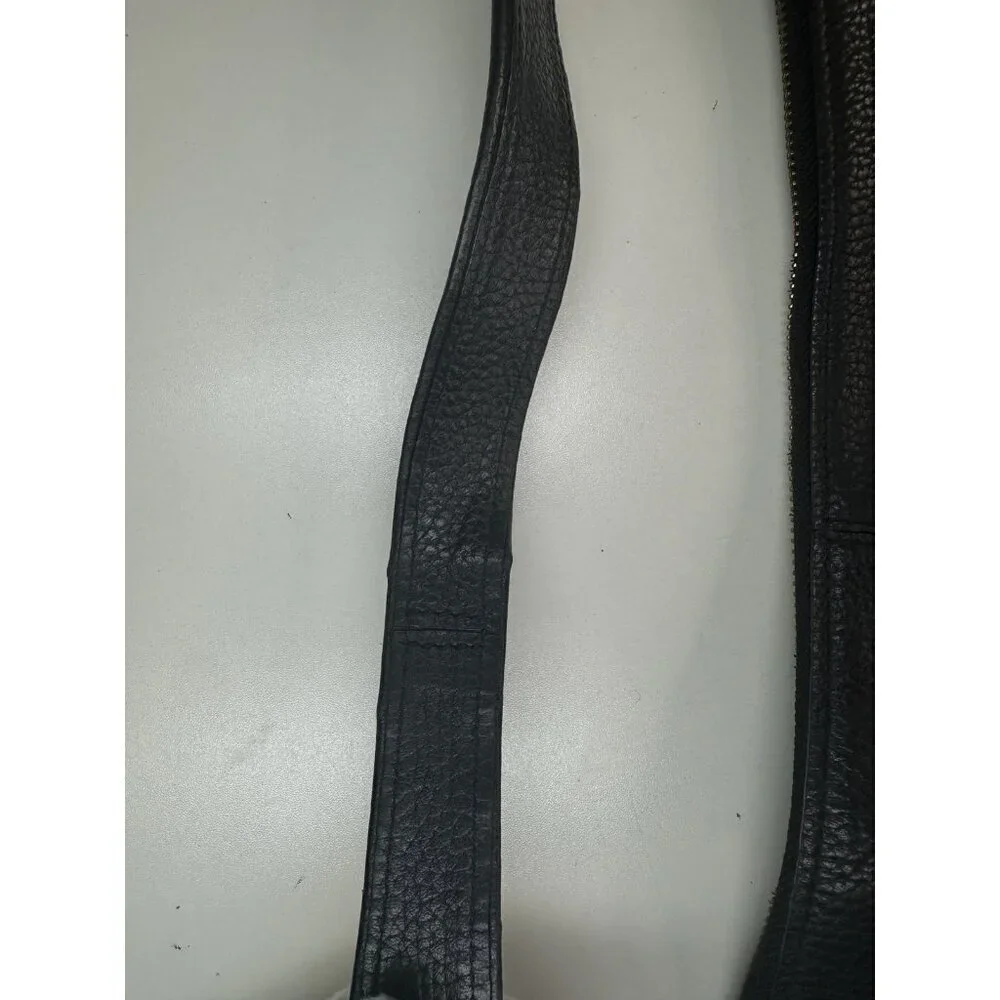 Kate Spade Black Genuine Pebbled Leather XL Hobo Shoulder Bag